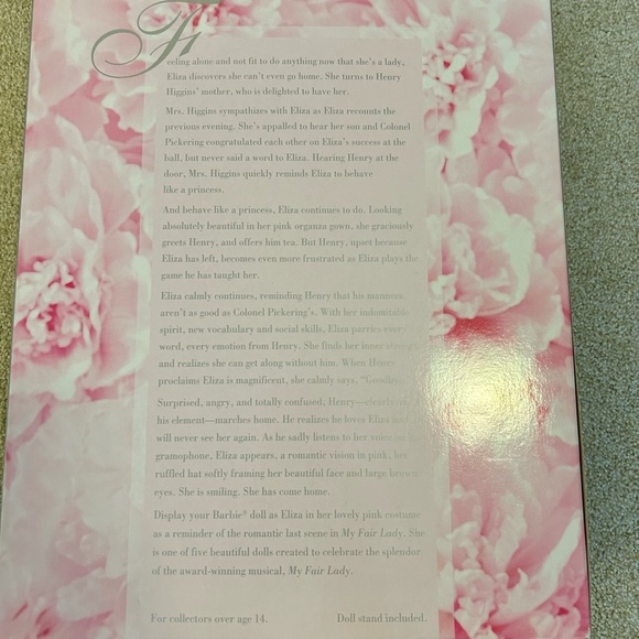 Barbie NIB My Fair Lady. Doll and box like new! Gorgeous - Picture 8 of 11